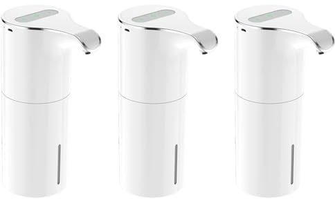 Xnuiasqe 3X Soap Dispenser Automatic - Touchless USB Rechargeable Electric Liquid Soap Dispenser Adjustable Volume 450Ml