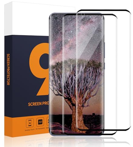 Carantee 2 pièces Verre trempé pour Xiaomi mi 11/mi 11 Pro/mi 11 Ultra 5G, Couverture 3D Vitre Protection, 9H Anti Rayures, 0,33mm Bubble Free, HD Haute Sensibilité Xiaomi mi 11 protection écran