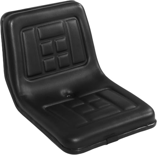 Universalsitz für Traktor und Gabelstapler mit Gleitschienen, wasserdichter einteiliger Sitz, kompatibel mit Rasenmäher, Rasenmäher, Golfwagen und landwirtschaftlichen Maschinen