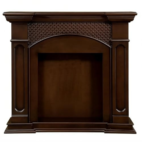 Fireplace Mantel Traditional Wood Fireplace Mantel Freestanding Decorative Surround (No Insert) Decorative