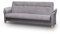 mb-moebel Couch mit Schlaffunktion Sofa Schlafsofa Wohnzimmercouch Bettsofa Ausziehbar - Anna (Grau)