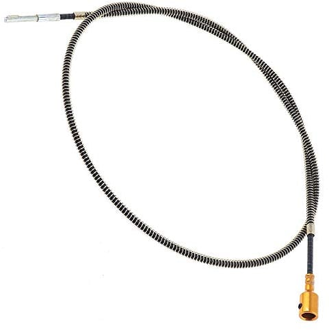 ChgImposs Albero flessibile, prolunga per trapano, gambo flessibile multifunzionale, nucleo interno con mandrino da 8 mm, per smerigliatrice da tavolo/trapano elettrico, 98 cm