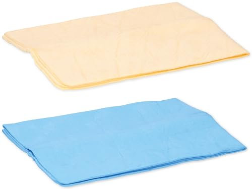 Dunlop Automotive Dunlop Reinigungstuch, Blau - Gelb, 43x23,5cm