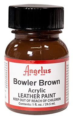 Angelus Acrylic Leather Paint (Bowler Brown) (1oz)
