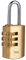 Yale - Y150B/22/120/1 Cadenas à combinaison en laiton de sécurité standard de 22 mm – Anse ouverte en acier – Cadenas à combinaison à 3 cadrans