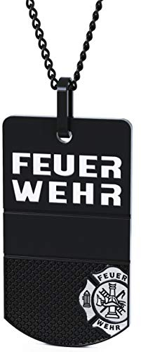 EINSATZGEIL Halskette PROUDNESS V2 - Feuerwehrkette Stolzes Ehrenamt inkl. 10cm Verlängerung