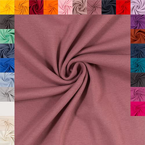 Swafing Heike Bündchenstoff Schlauchware Coupon (Altrosa, 0,5m) - 27