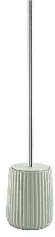 Gedy G-Marika - Escobilla de Inodoro Verde Menta, Cepillo de baño Fabricado en cerámica, Medidas 45 x 10,2 x 10,2 cm y Peso 0,96 kg, diseño de I+D, 2 años de garantía, único