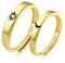 Beydodo Partnerringe mit Gravur, Verlobungsringe Silber 925 I Love You Sonne Mond Ringe Gold Paarringe für Sie und Ihn
