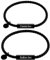 OIDEA Paar Armband Magnet aus Leder: Schwarz Damen Magnetarmband mit Gravur Endless Love Lederarmband Verstellbar Handgelenk Armreif Geschenk für Paare Pärchen Partner Freundin