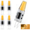 G4 LED Lampen, 3W G4 LED Birne Warmweiß 3000K 260LM, Ersatz für 30W G4 Halogenlampen, AC/DC 12V, Kein Flackern Nicht Dimmbar, 5er Pack