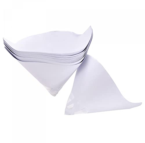 sourcing map 20 Pack 180mmx130mm Paper Paint Strainer Screen Funnel Nylon Mesh Resin Filter for 3D Printer UV-Curing Resin
