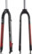 Fourche Avant De Vélo 26/27.5/29 1-1/8, Pneumatique 2.35, Frein À Disque Rigide VTT Vélo Fourche en Alliage D'aluminium Accessoires De Vélo B,27.5in