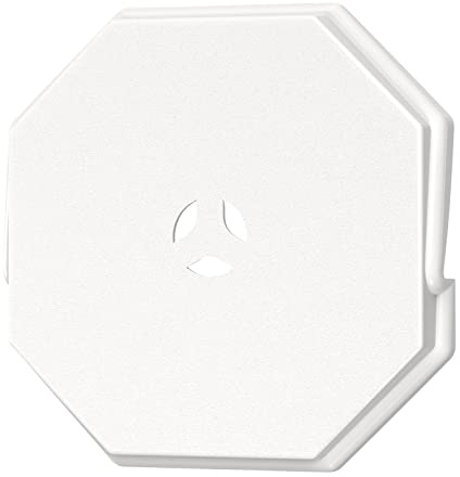 Vinyl Siding Mounting Blocks, Siding Mounting Kit, 130110006001 Octagon Mount Block, Mounting Plate for 1/2 inch Lap and 4 inch to 10 inch Height Siding, White