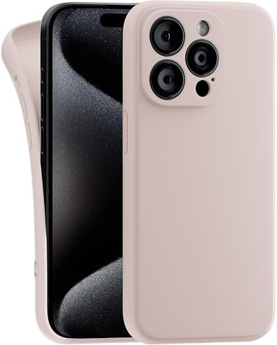 MyGadget Cover per iPhone 15 Pro - Custodia Protettiva in Silicone Morbido – Case TPU Flessibile - Ultra Protezione Antiurto & Antiscivolo Rosa