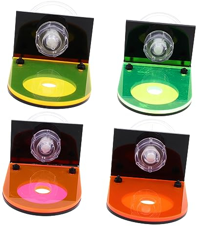Kisangel 4 Pièces support de pour aquarium plateau décor de plantes coquetiers supports de supports de fluorescents support de d'aquarium Acrylique fragments base