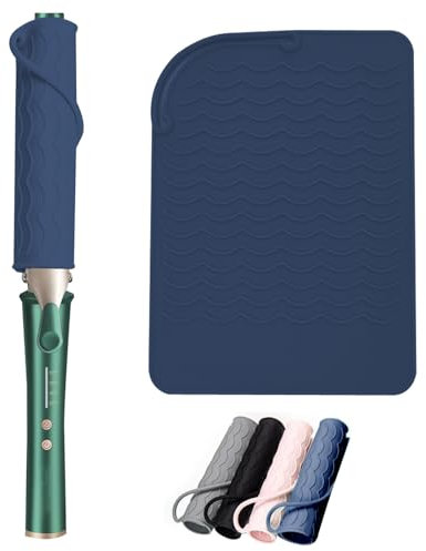 Silikon Hitzebeständige Matte für Glätteisen, Lockenstäbe, Glätteisen, Lockenstab