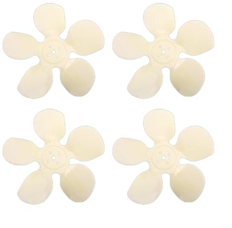 HOHOVYVY Pales de ventilateur en aluminium, hélice de ventilateur, pales de ventilateur pour moteur de refroidissement à condensateur (plastique 200 mm)