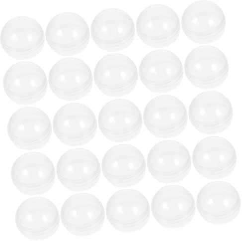 Vaguelly Lot de 50 Capsules en Plastique de Qualité pour Distributeur Automatique Présentoir de Rangement pour Jouets pour Garçons Et Filles