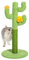 Arbre de Noël en forme de cactus – Joli arbre à chat vert | Arbre à chat | Arbre à chat vertical | Joli griffoir stable pour petits chats et animaux domestiques