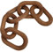 Wooden Chain Ornament | Natural Wooden Chain Decoration | Large Chain Link Table Decor for Rustic Home & Holiday Styling - 54cm