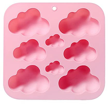 3D nubes moldeadas silicona flexible grado alimenticio molde resina cerámica caramelo fondant chocolate jabón molde
