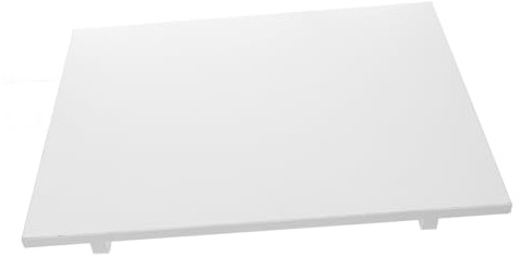 MOBUTOFU Support de Gazinière Blanc en Acier Inoxydable Plateau Multifonctionnel et Design Simple, pour Plan de Travail Domestique et Rangement