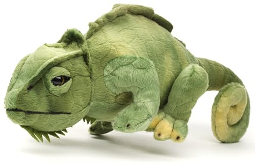 Uni-Toys - Chamäleon grün - 28 cm (Länge) - Plüsch-Reptil - Plüschtier, Kuscheltier