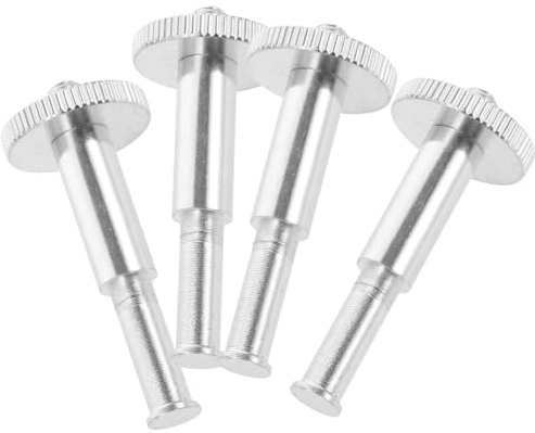 DECOMELODY 4 Stück-pack Mikrofon Stativadapter 1/4 Zoll Gewindeadapter aus Robustem Metall Mikrofonarmstativ Zubehör für Bühnen und Live Sound Einsatz