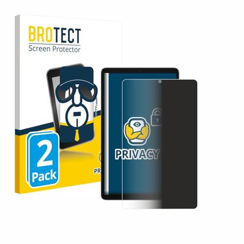 BROTECT Blickschutzfolie für Samsung Galaxy Tab A11 8.7 | 2 Stück Anti-Spy Displayschutz Made in Germany Tablets Privacy Screen Protector Sichtschutz Blaulichtfilter Klare Folie