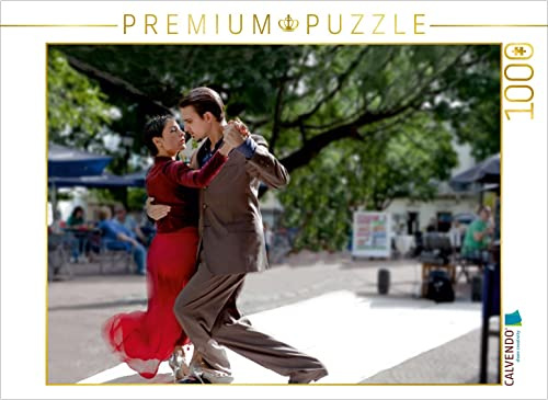CALVENDO Puzzle Tangotänzer im Stadtteil San Telmo | 1000 Teile Lege-Größe 64 x 48 cm Foto-Puzzle für glückliche Stunden