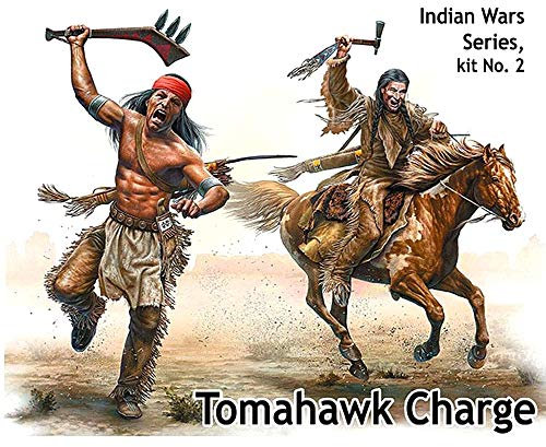 Master Box MB35192 Figuren Tomahawk Charge Indian Wars Series, kit No.2, Spiel
