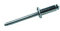 DIN 7337 Blindnieten St. Alu/Stahl Flachkopf 6,0 mm x 10 mm (100) Stück
