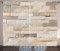 ABAKUHAUS Elfenbein Rustikaler Gardine, Backsteinmauer-Stadt, Schlafzimmer Kräuselband Vorhang mit Schlaufen und Haken, 280 x 225 cm, Beige Creme