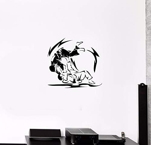 myrockshirt Wandtattoo Aufkleber Wrestling Sportwettkämpfe Sport Kampf Vinyl- für alle glatten Flächen UV&Waschanlagenfest
