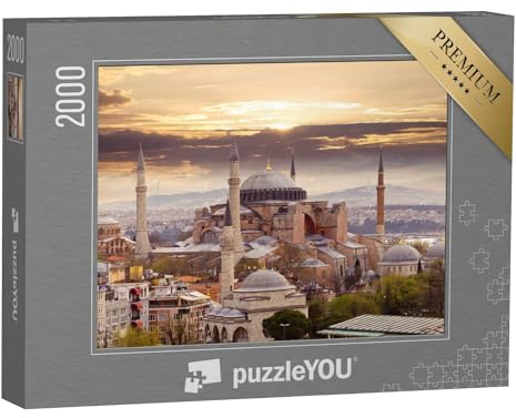 puzzleYOU: Puzzle 2000 Teile „Hagia Sophia in Istanbul Das weltberühmte Denkmal der byzantinischen Architektur“
