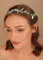 Denifery Braut Hochzeit Haar Rebe Stirnband Strass Grün Kristall Kopfschmuck Blau Braut Haarschmuck für Frauen und Mädchen