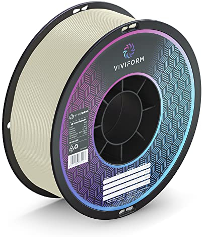 Viviform PLA Filament für 3D Drucker | 1kg Rolle | ∅1,75mm +/- 0,03mm | Blau leuchtend, VF-PLA302, 1 Kg