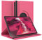 EAZY CASE - Funda para Samsung Galaxy Tab S8 Plus / S7 Plus Protectora Tablet Smart Cover Soporte Giratorio Estuche Plegable 360° rotativo con función Atril Cuero sintético Rosa
