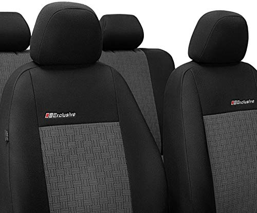 ERJOT Autositzbezüge Vordersitzbezüge AKR-EXC Maßgefertigte Schonbezüge kompatibel mit Dacia Duster III