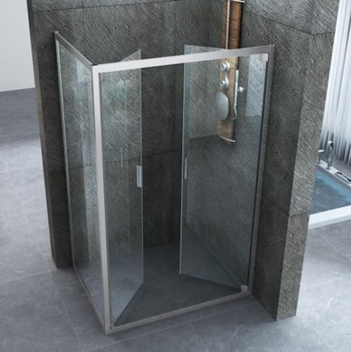 IMPERIAL BAGNO - Box Doccia Due Lati Apertura Saloon Dentro Fuori 6mm H190 Kim (65x65)