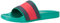 Tommy Hilfiger Homme Claquettes Rubber TH Flag Pool Slide Sandales de Bain, Vert (Olympic Green), 44