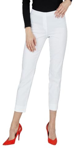 Robell Style Marie - Kurzgröße - Stoffhose Damen high Waist - Damenhose Power Stretch - Bengaline Stoff Hose mit Schlitz am Saum - Bitte eine Größe Kleiner bestellen