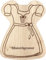 Brettchen aus Holz mit Wunschgravur, Dirndl Form, lustiges, bayerisches Geschenk, Oktoberfest, Frühstücksbrettchen, Brotzeitbrett, personalisiertes Geschenk