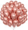 Unisun Palloncini Oro Rosa 100 Pezzi, 12 Pollici Lattice Oro Rosa Palloncini per Oro Rosa Tema Kit Arco Palloncini Compleanno Matrimonio Baby Shower Carnevale Eventi Feste Decorazioni