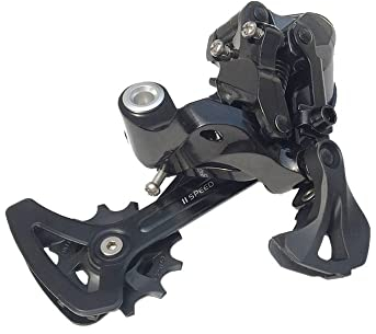 GERRIT Fahrrad Schaltwerk AX 11 Speed Schaltwerk for MTB Mountainbike kompatibel mit 42T, 46T, 50T, langer Käfig Schaltwerk