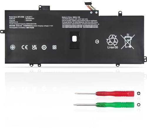 KXRSII ThinkPad X1 Carbon Gen 7 Akku, L18C4P71 Akku für Lenovo ThinkPad X1 Carbon Gen 8, X1 Yoga Gen 4, X1 Yoga Gen 5 Serie 20QD 20QE L18L4P71 L18M4P72 15.4V 51Wh 3325mAh