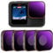K&F Concept Smart ND Filter Set für GoPro Hero 13 12 11 10 9 Black, 4 Pack ND4 ND8 ND16 ND32 Action Kamera Zubehör Neutraldichte Polarisator Objektiv Filter Set