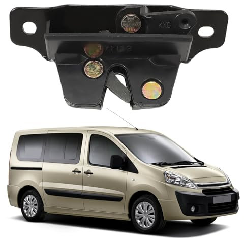 GNXfixt Serrure de porte coffre pour BERLINGO PARTNER et 206 CC Serrure Ouverture de Coffre Hayon 8719.62 8719.58 661513