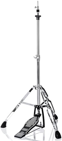 Supporto per Hi-Hat in Acciaio Inox, Doppia Staffa, Tubo da 1, VCCJ-ST09 | Supporto per Hi-Hat in acciaio inox con doppia staffa, piedini antiscivolo, Memory Lock e altezza regolabile